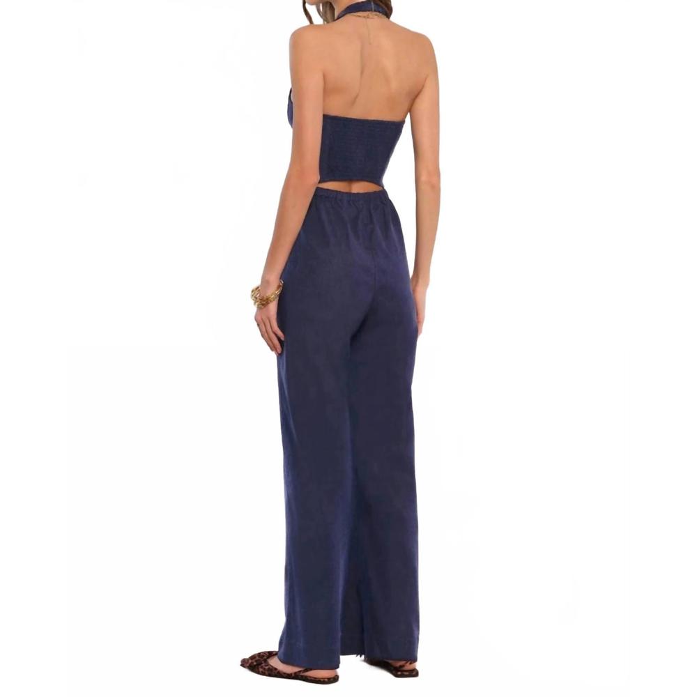 NEW HEARTLOOM kolina jumpsuit in indigo - Picture 2 of 4